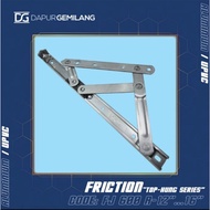 Top-hung Friction 12" Casement Window Hinges by KIN LONG X DG