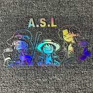 Automobile Sticker One Piece Sabo Luffy Ace Anime Two-Dimensional Week One Piece Personalized Creati