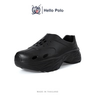 Hello Polo รองเท้าแบบสวม รองเท้ายาง กันลื่น นุ่ม EVA เสริมส้นเท้าได้ดี รุ่น HP8044 แฟชั่นสำหรับผู้ชา