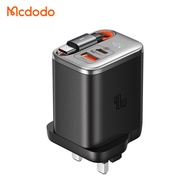 Mcdodo FreeGo 40W GaN Charger with Built-in Retractable Cable A+C+C Cable USB C Fast Charger UK GaN 
