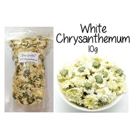 organic white chrysanthemum feverfew echinacea flower detox tea 10g