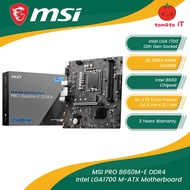 MSI Pro B660M-E DDR4 M-ATX Motherboard