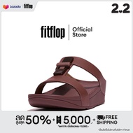 FITFLOP FINO RESIN-LOCK LEATHER H-BAR รองเท้าแตะผู้หญิง รุ่น GQ2