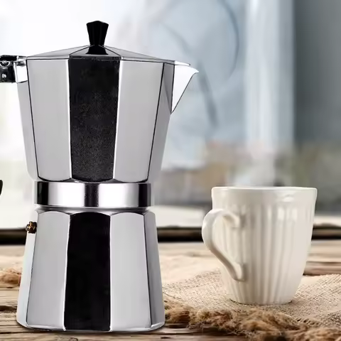 Moka Coffee Pot Espresso Latte Percolator Stove Coffee Maker Espresso Pot Italian Coffee Machine 50/