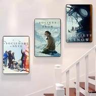 Plane Crash Movie "Snow Society" Poster Print Bedroom Home Decor,No Frame Canvas Painting Gift 1WST