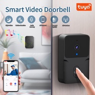 Tuya WiFi Wireless Doorbell Home Monitor HD Camera Security Door Bell DC AC Battery Powered Camera B