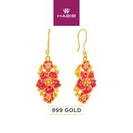 HABIB 999/24K Yellow  Gold Earring 9GE00181224