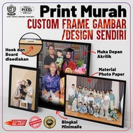 Photo Print Gambar Siap Frame Gambar Raya Hiasan Dinding Cuci Gambar Foto Bingkai Gambar Murah