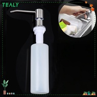TEALY Sink Soap Dispenser Household Detergent Stainless Steel Bathroom Accessories