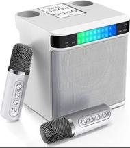 實體店鋪(🈹🈹🈹限今日特價$328 White\Black)Big Power Karaoke Machine for Adults/Kids with 2 Wireless Microphones,