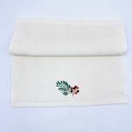 Organic Cotton Square Towel 34 X 38cm|Face Wash Sweat|Easy To Carry Water Absorption Skin-Friendly|F