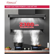 Firenzzi High Suction Power 2300m3/hr FCH-9033 LS 90cm L-Shape Cooker Hood (With Bubble Wrapping + F