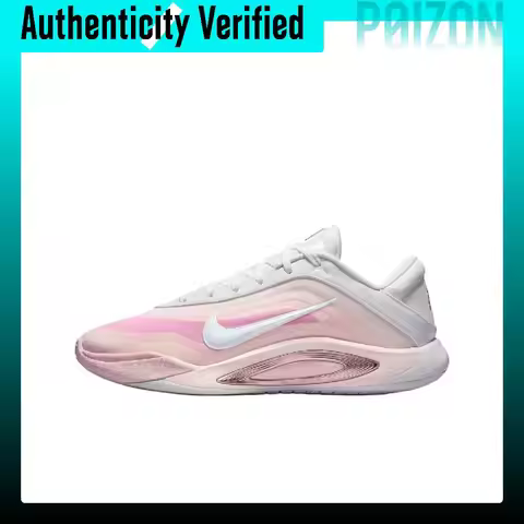 Nike A'One Breathable Grip Basketball Shoes Unisex Pink White FZ8606-101