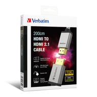 威寶 - [２米] HDMI to HDMI v2.1 48Gbps 傳輸線 [鍍金連接頭 | PET編織線]