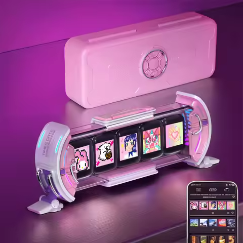 Divoom Times Gate give Gaming Digital Clock Diy Screen Control Support Weather Forecast Stock Market