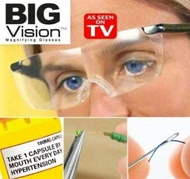 แว่นตาขยายไร้มือจับ Big Vision Eyewear แว่นขยายชนิดสวมใส่ ขยายชัดถึง 160 เท่า แว่นตาขยายไร้มือจับ