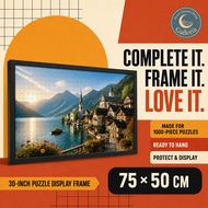 Premium Jigsaw Puzzle Frame for 1000PCS 70x50cm / 75x50cm Easy Wall Display Home Decoration