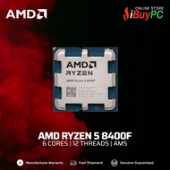 AMD Ryzen 5 8400F Processor | 6 Cores, 12 Threads | AM5 (Tray Unit)