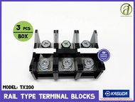 KASUGA Rail type Terminal Blocks TX200 600v 240A 100mm2 (3 ชิ้น/กล่อง)