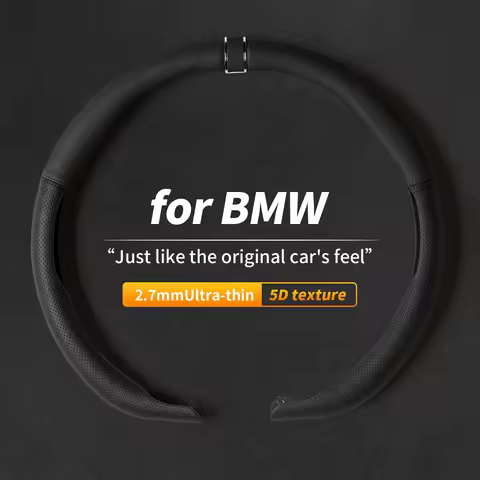For BMW i3 i4 i5 x4 x5 x6 z4 M5 g12 g70 g73 530i g60 g68 f30 Car Steering-wheel Cover 38CM Auto Stee