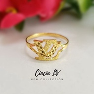 Cincin LV | Cincin Fesyen | Cincin Tunang | Cincin Kawin | Cincin Emas | Cincin Emas 916