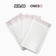 (JIJI.SG x ONES) White Bubble Polymailer - Bubble Mailer Bag / Bubble Envelope