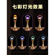2025 lotus Lamp Buddha Lamp plug-In Buddha Lamp Household led Colorful Crystal Lamp Guanyin Changmin