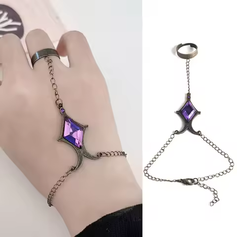 Anime Magica Akemi Homura Cosplay Soul Gem Bracelet Props Hand Chain Jewelry Bracelets Accessories R
