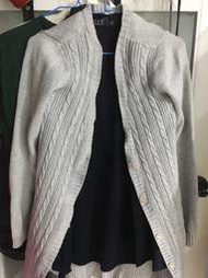 女生 Levi's S號 針織毛衣 上衣 小外套 秋冬款 灰色 出清 資源回收 針織衫 針織外套 長袖