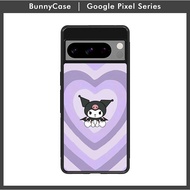 Google Case PIXEL 8 7 7a 6 6a 5 4 4A 5G 4G Pro XL Kuromi Love LZ0273