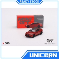 Mini GT bmw M4 Competition G82 Toronto Red Metallic Diecast 1/64