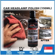 (SG Seller) 150ml Cheapest In SG Car Headlamp Headlight Polish, Auto Headlight Restoration Liquid, Restore Headlight