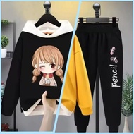 Best Store - Unisex Kids Hoodie Set Anime Cartoon Animation