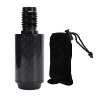 Pool Cue Extension 2 Inch Carbon Fiber Billiard Stick Extender with Bumper Pool Cue Stick Extension 