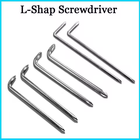 L-Shaped Phillips Screwdriver 3/5/6Mm Mini Dual-Purpose Right Angle Elbow Wrench Repair Disassemble 