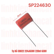 Red Capacitor CBB22 224J630V 220nf 630V \