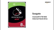 Seagate IronWolf 8TB NAS 內接硬碟 ST8000VN004 有4隻存貨