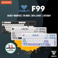 【SG】AULA F99 - EPOMAKER Tri Mode Hotswap Thocky Gaming Keyboard | Gasket Doubleshot PBT BT 2.4Ghz