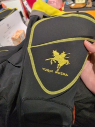 Poro XRD 黑色防撞護膝褲 鎧武者