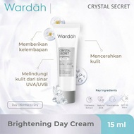 Wardah CRYSTAL SECRET DAY CREAM & NIGHT CREAM 15ML,9ML