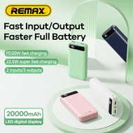 FAST CHARGING 20000mAh PD+QC 22.5 W Power Bank REMAX Quick Charge + Power Delivery