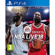 【電玩販賣機】全新未拆 PS4 NBA LIVE 18 勁爆美國職籃 2018 -英文版- 籃球