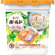 寶潔 - P&amp;G Bold 4in1 4D凝膠球 含柔軟劑的洗衣液球 11粒盒裝 - 84764 [溫暖人心的橘子和馬鞭草香味] (平行進口)