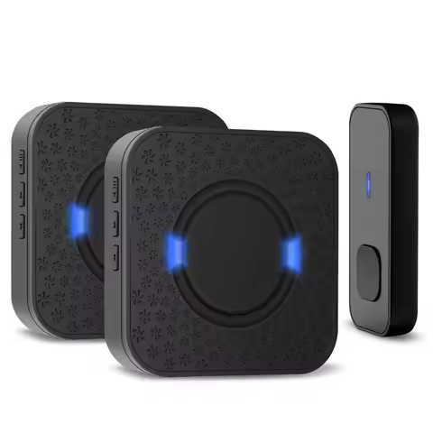 New Home Welcome Doorbell Intelligent Wireless Doorbell Waterproof 300M Remote EU AU UK US Plug smar