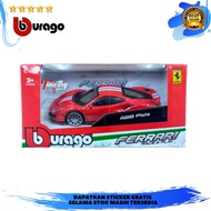 MERAH Bburago Ferrari Series 488 Pista Red Timothy Diecast Car