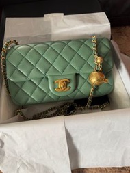 Chanel 20cm mini flap 金球
