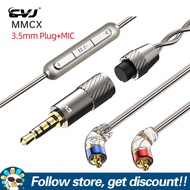 CVJ สายสายหูฟังโทรศัพท์ LS200ชุบเงินหูฟังสำรอง QDC/2Pin S/0.75Mm/0.78Mm // ชุดหูฟังอัพเกรดคอนเนคเตอร