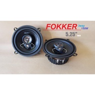 Fokker audio ลำโพงแกนร่วมขนาด  5.25 "นิ้ว 3ทาง 150W fokker audioรุ่น FK-CX 553(1คู่)