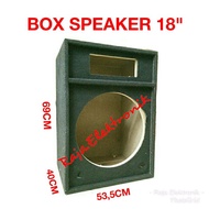 Box Speaker 18in Box Kotak Sound 18 inch Box Kayu MDF Box Audio Sub