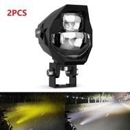 Motorcycle light Novsight 300W 6 LEDS Motorcycle Work Light 3 Lighting Modes Double Color Mini IP68 